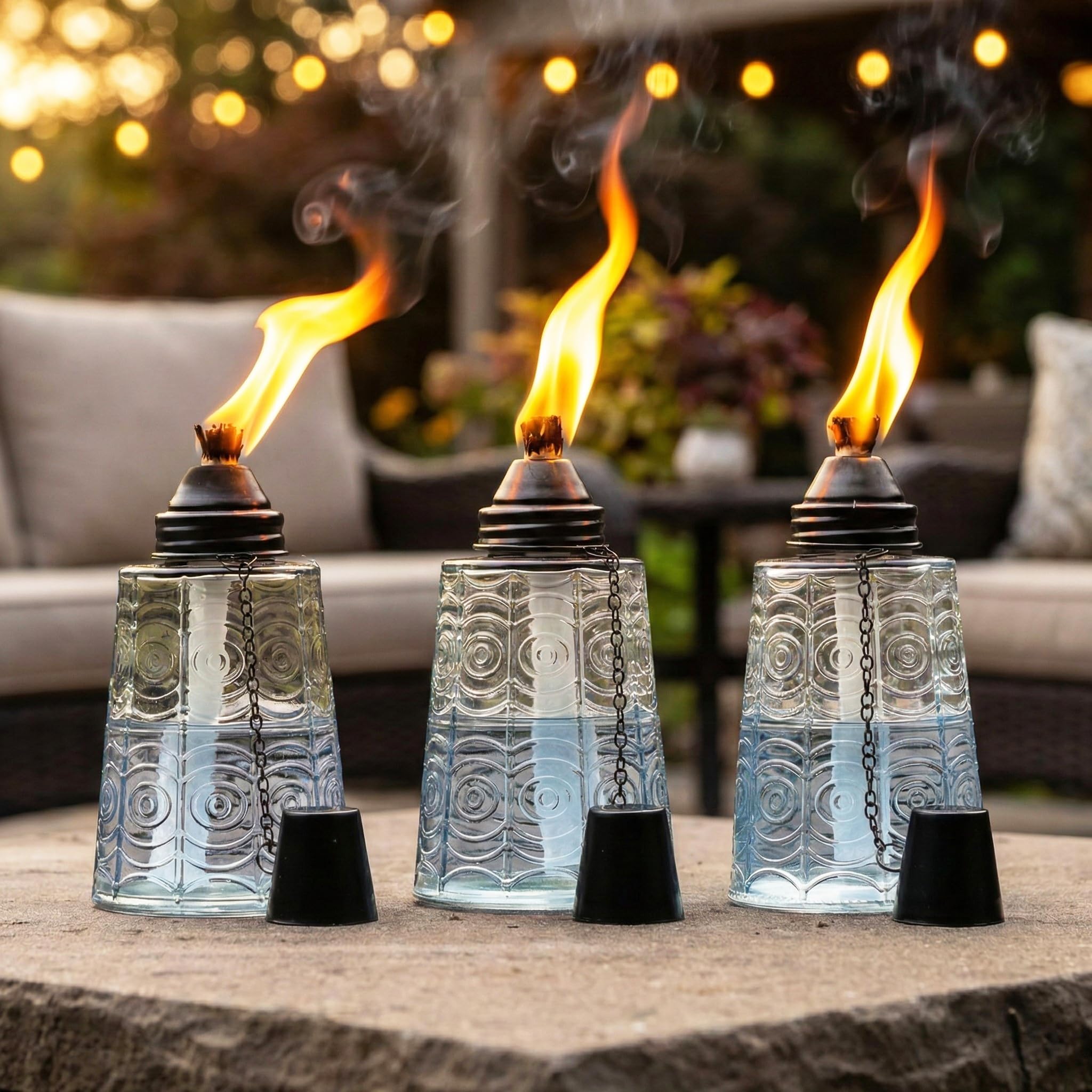 Amazon.com : Seraphic Citronella Torches for Outside Patio Table